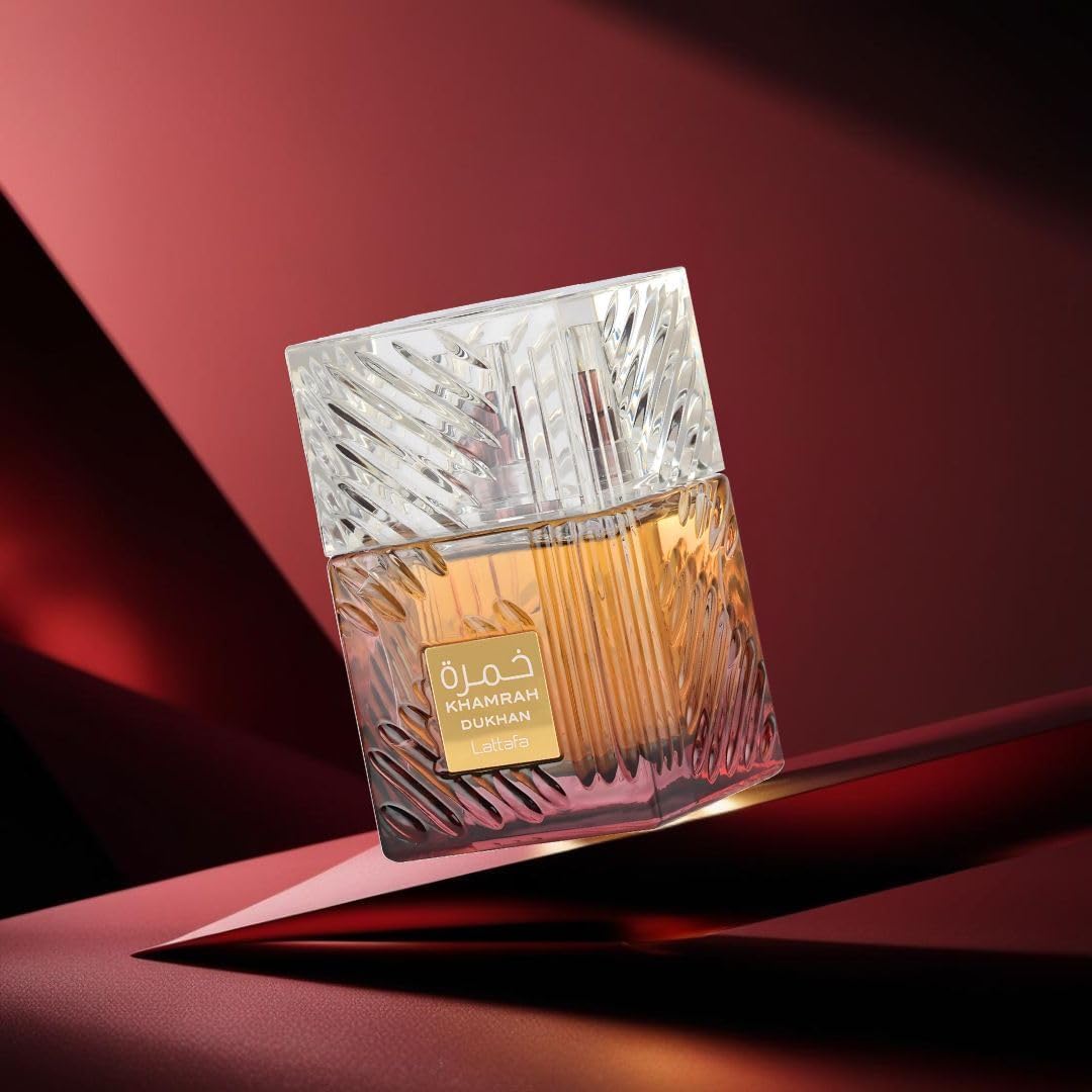 Perfume Khamrah Dukhan Lattafa 100 ml, perfume unisex - Pimento picante ahumado