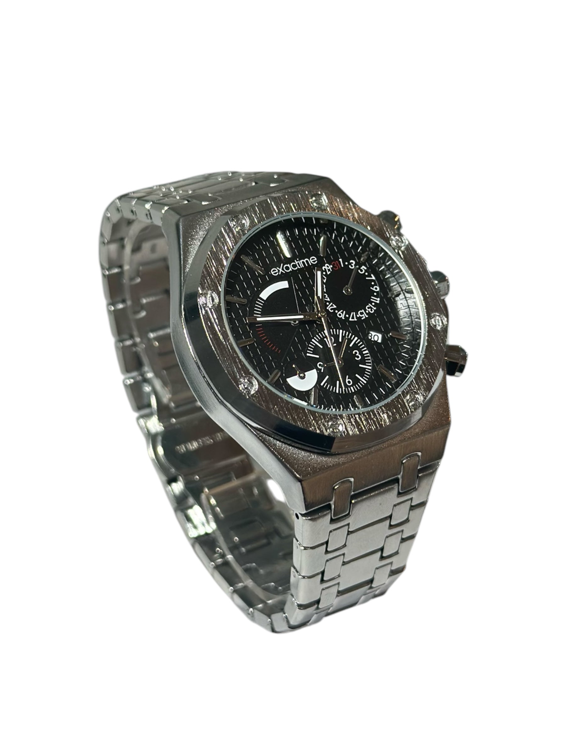 Steel Watch Quartz Movement / Blue Dial