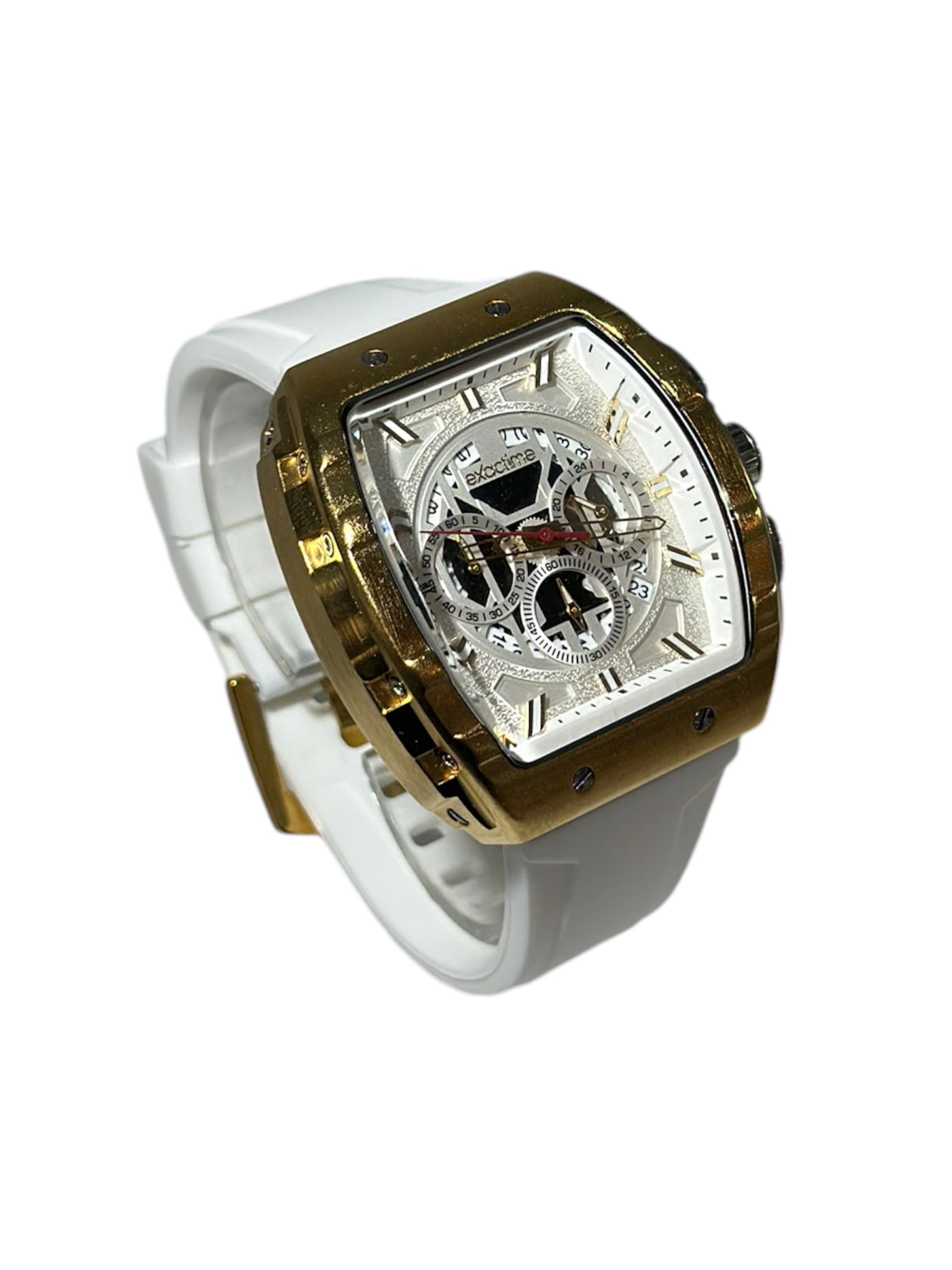 Steel Chronograph Watch Quartz Movement