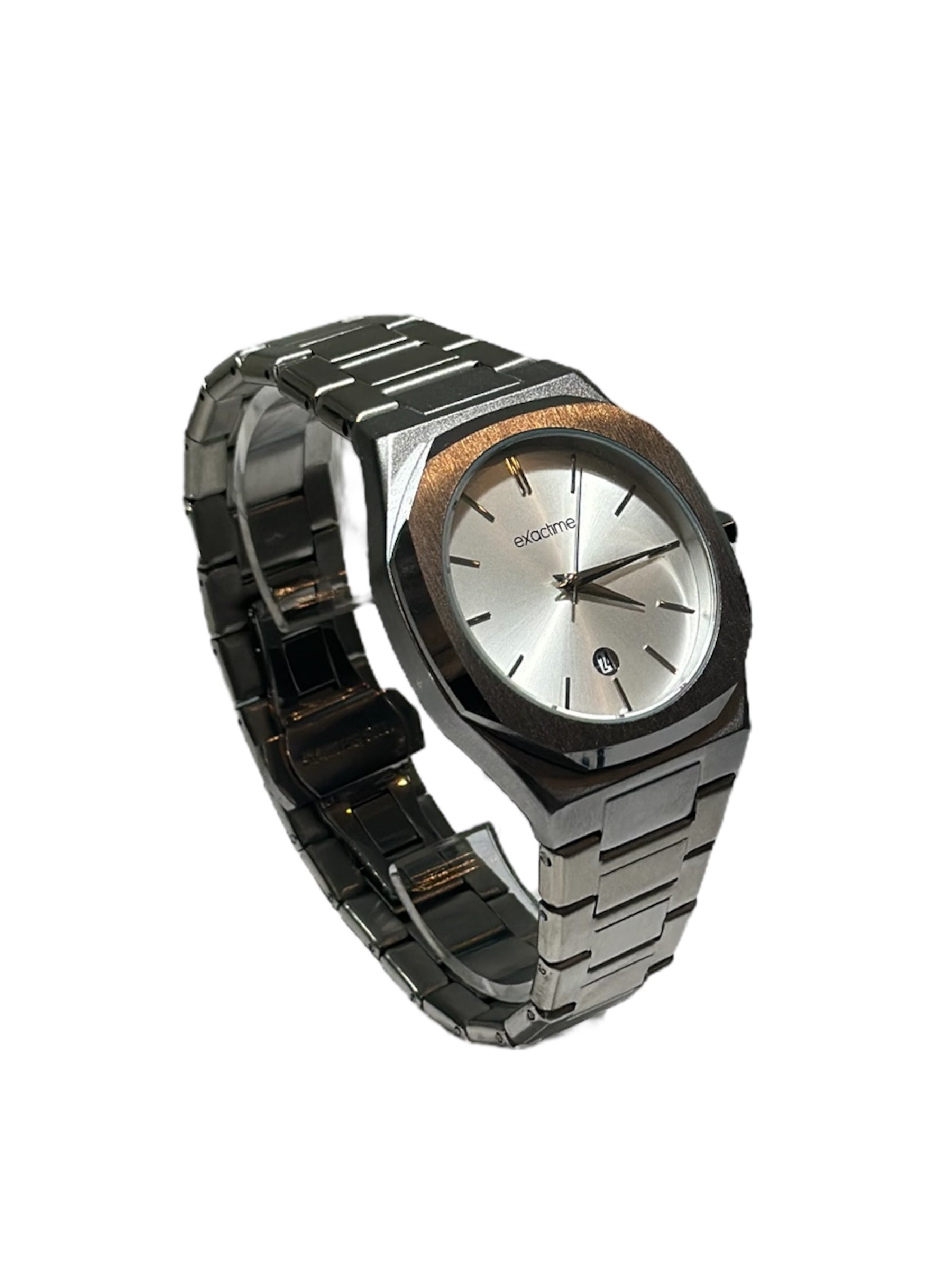 Steel Watch Quartz Movement / White Dial