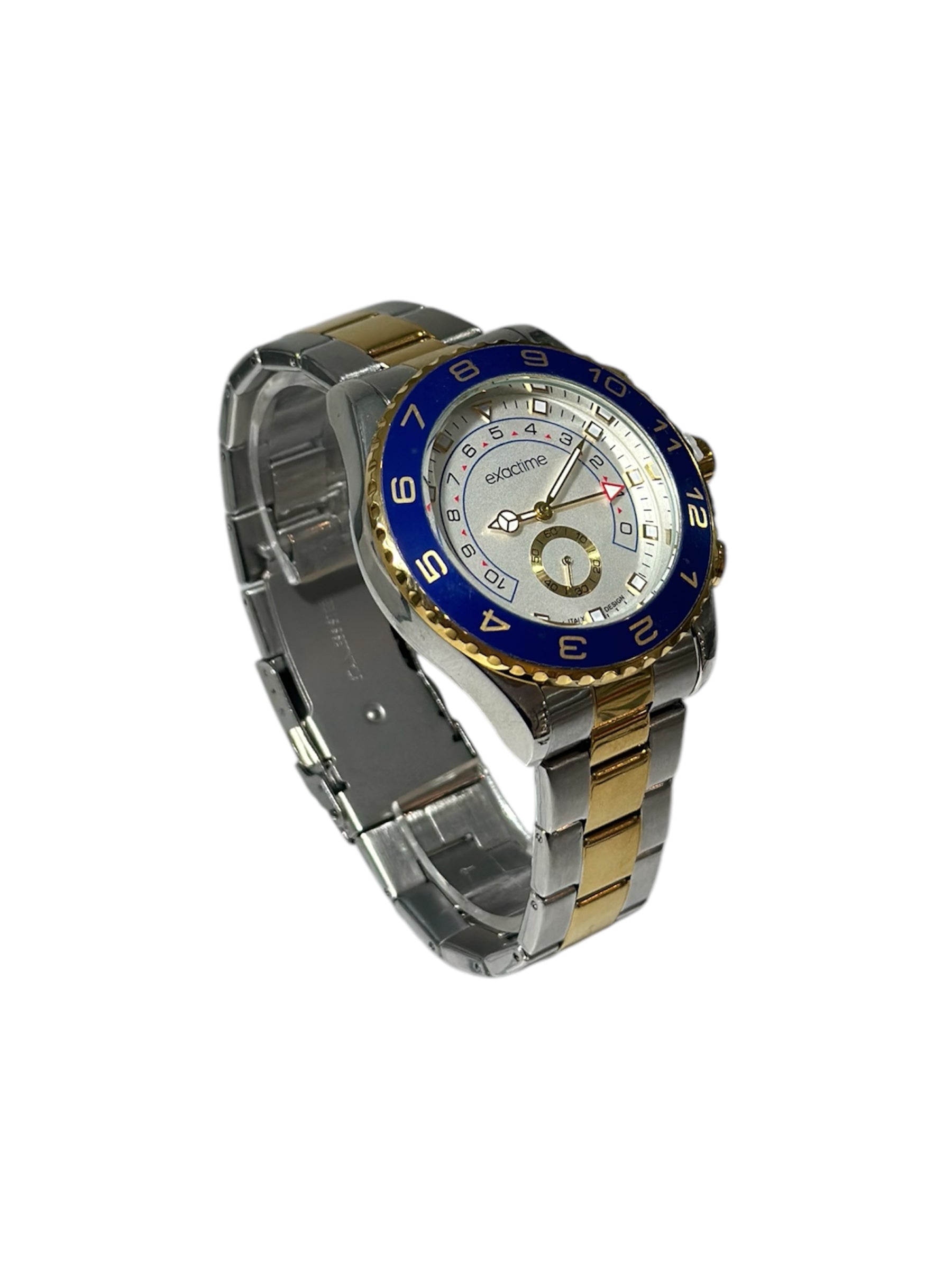 Steel Watch Quartz Movement / Red Dial