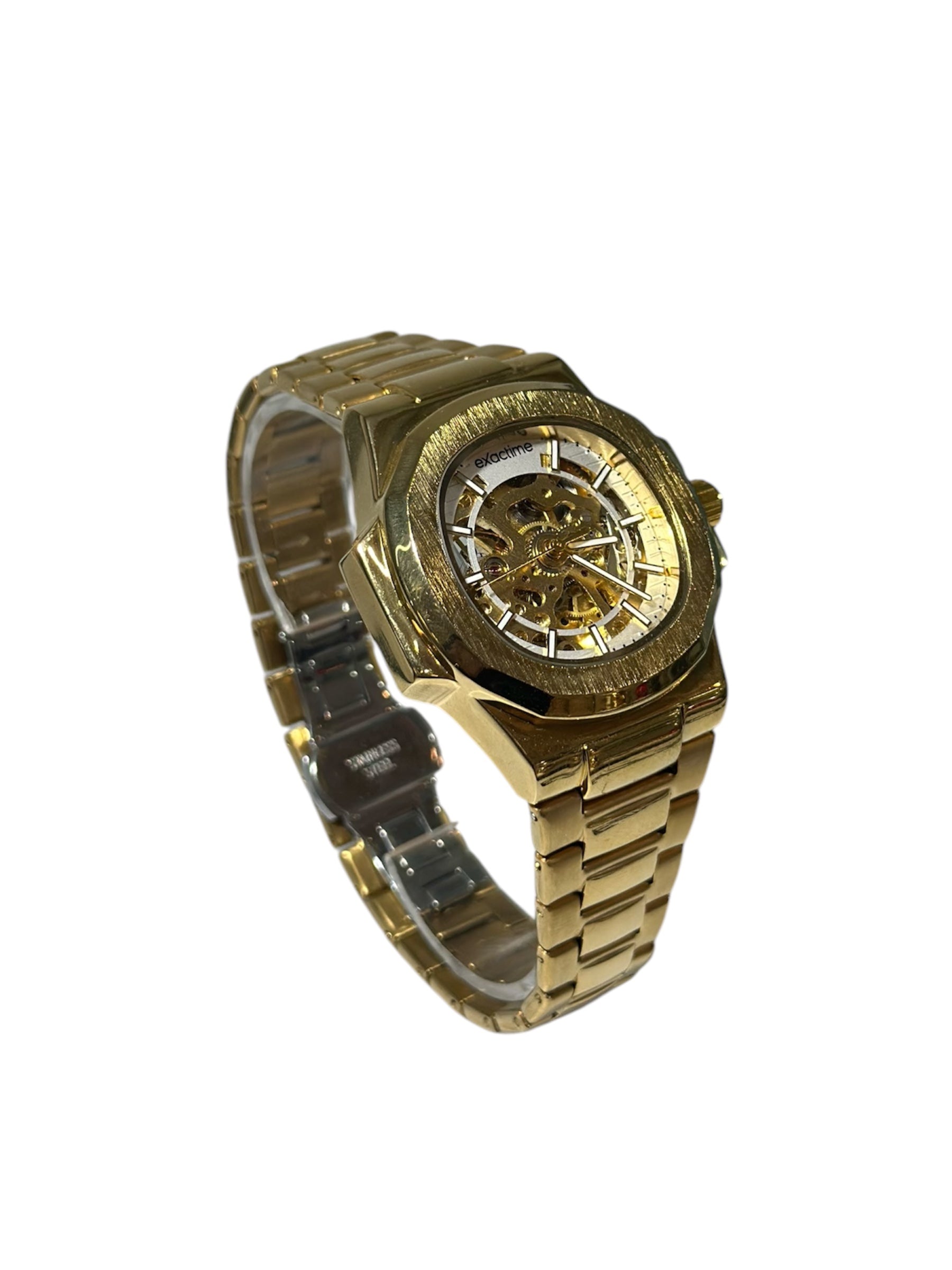 Steel Watch Quartz Movement / Red Dial