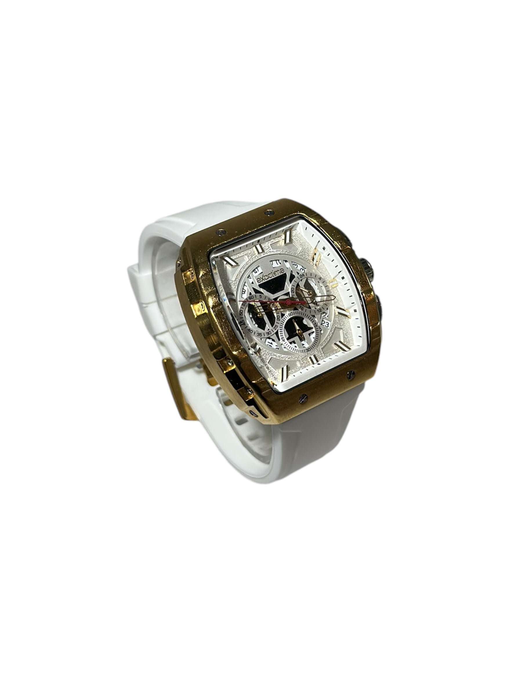 Steel Chronograph Watch Quartz Movement