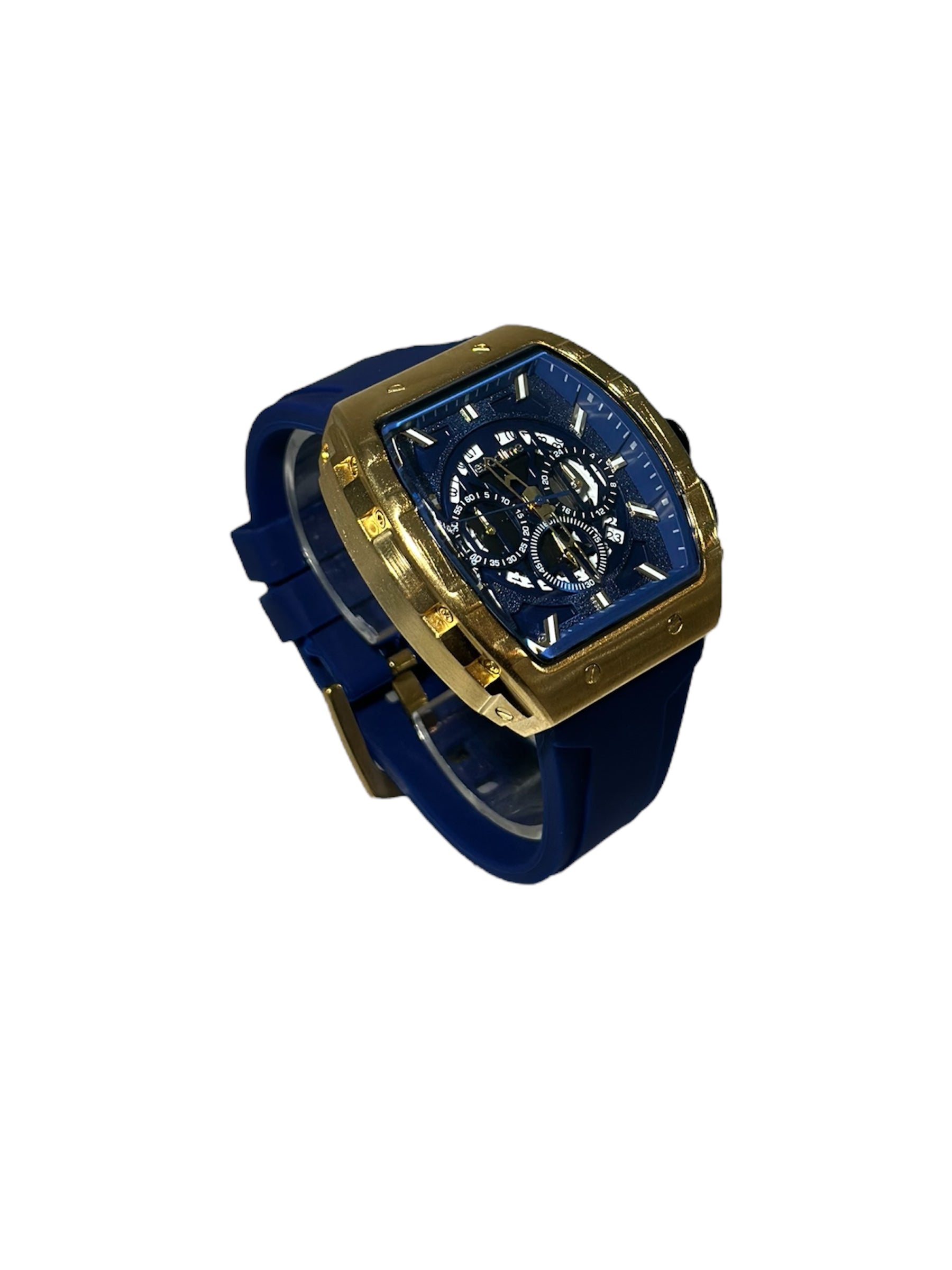 Steel Chronograph Watch Quartz Movement