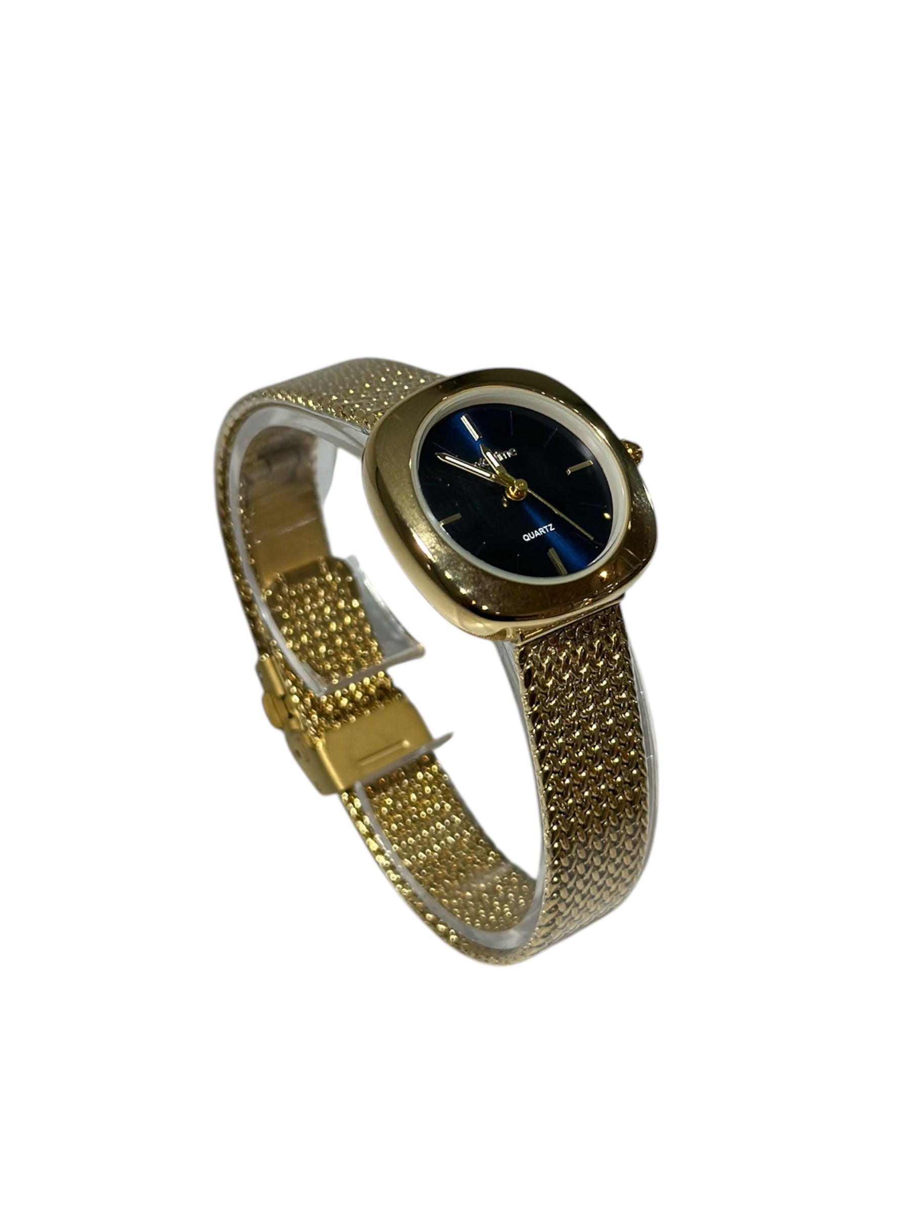 Steel Watch Quartz Movement / Blue Dial