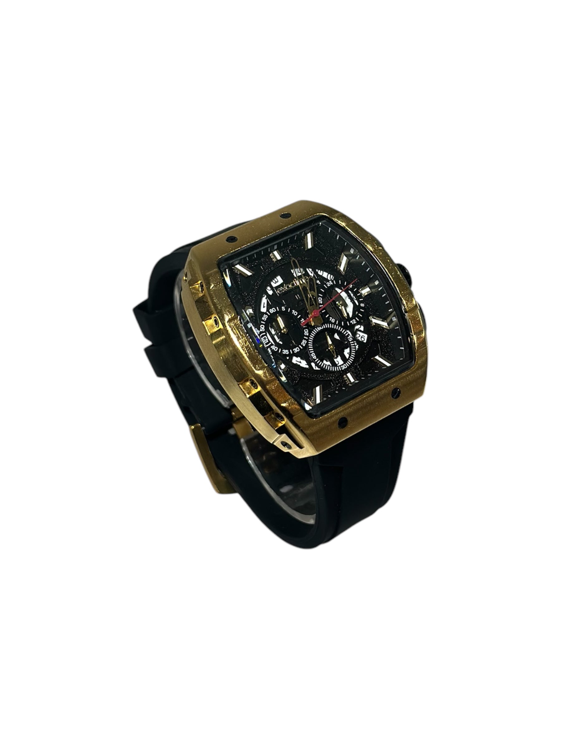 Steel Chronograph Watch Quartz Movement