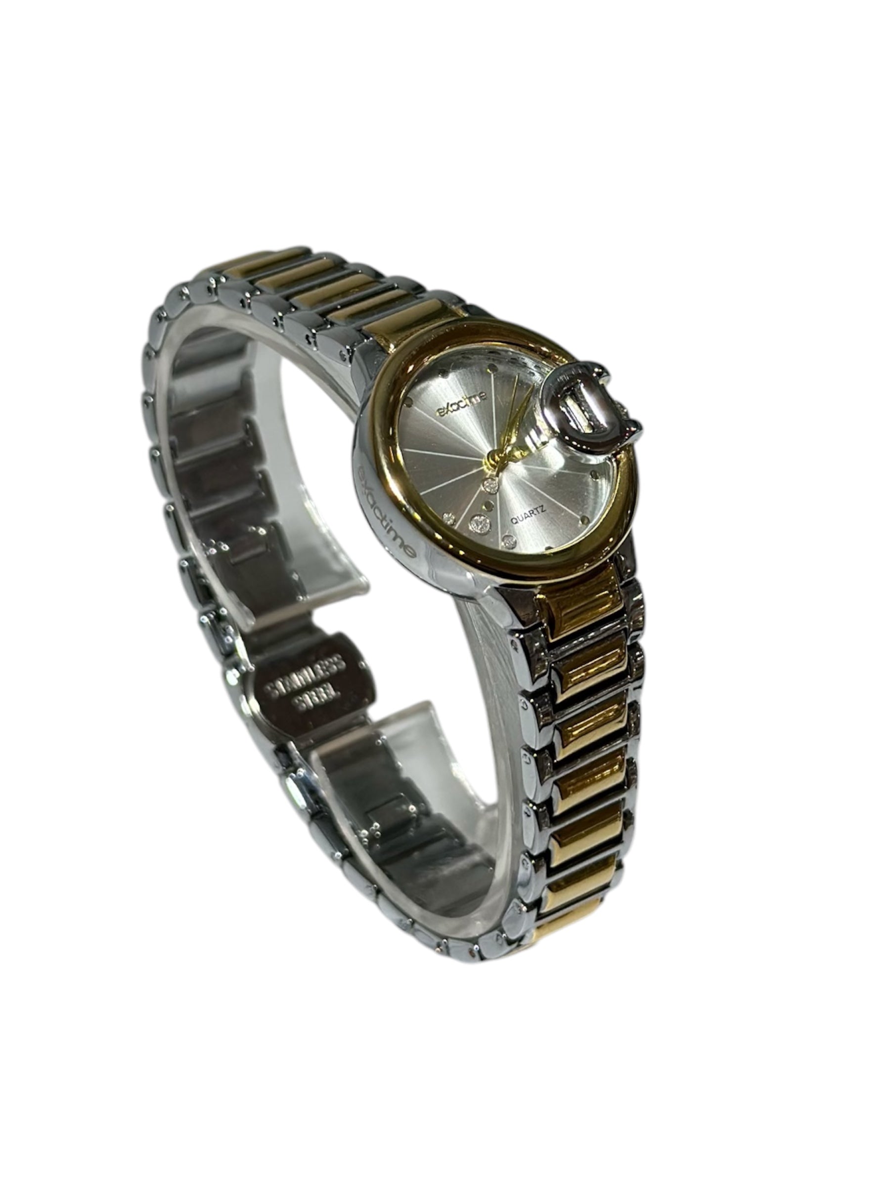 Steel Watch Quartz Movement / Blue Dial