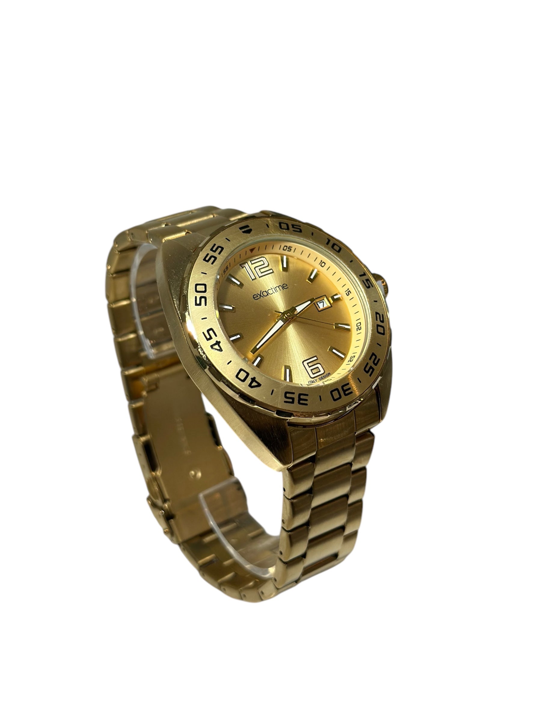 Steel Watch Quartz Movement / Black Dial