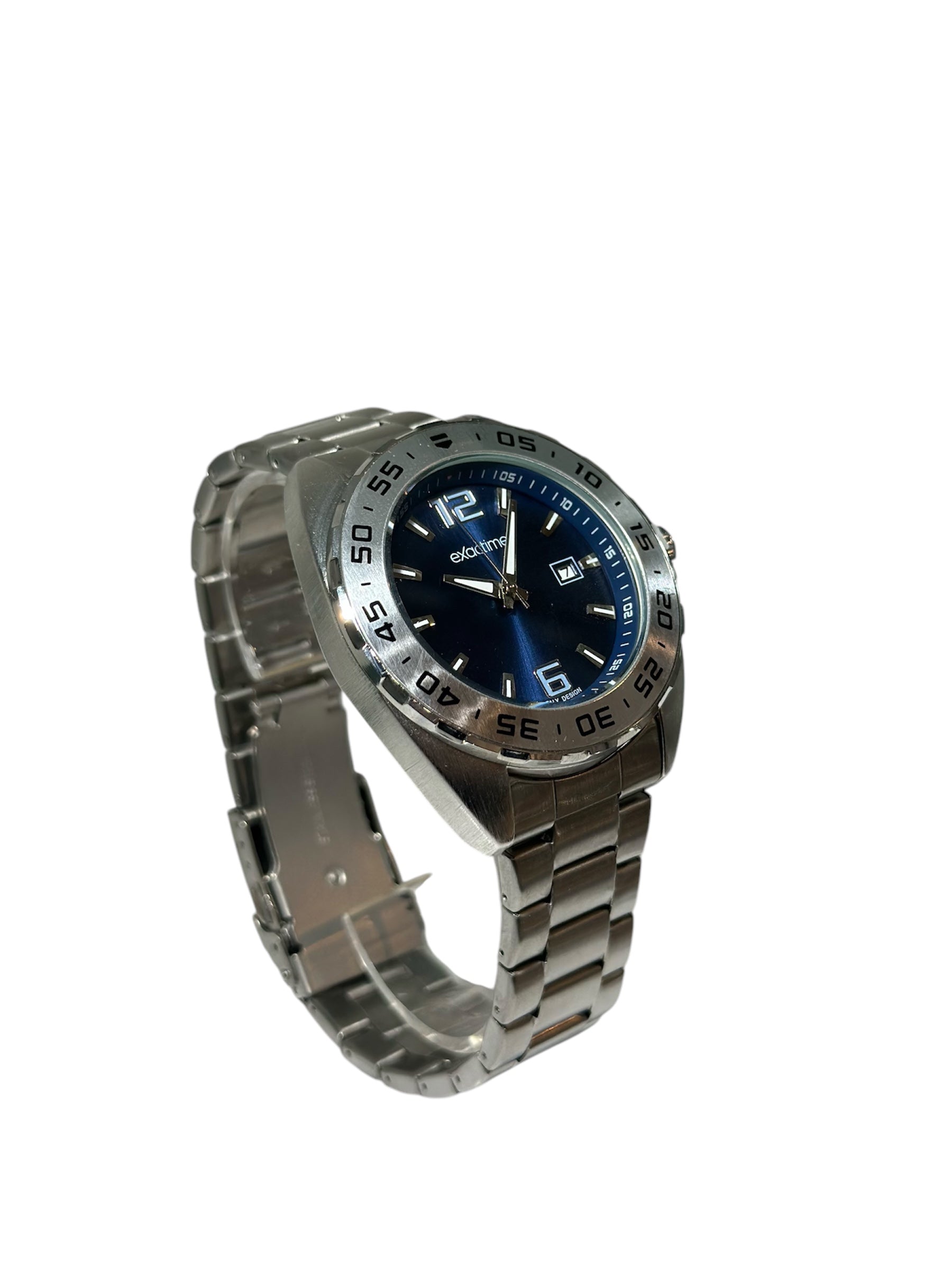 City Steel Watch Quartz Movement / Blue Dial