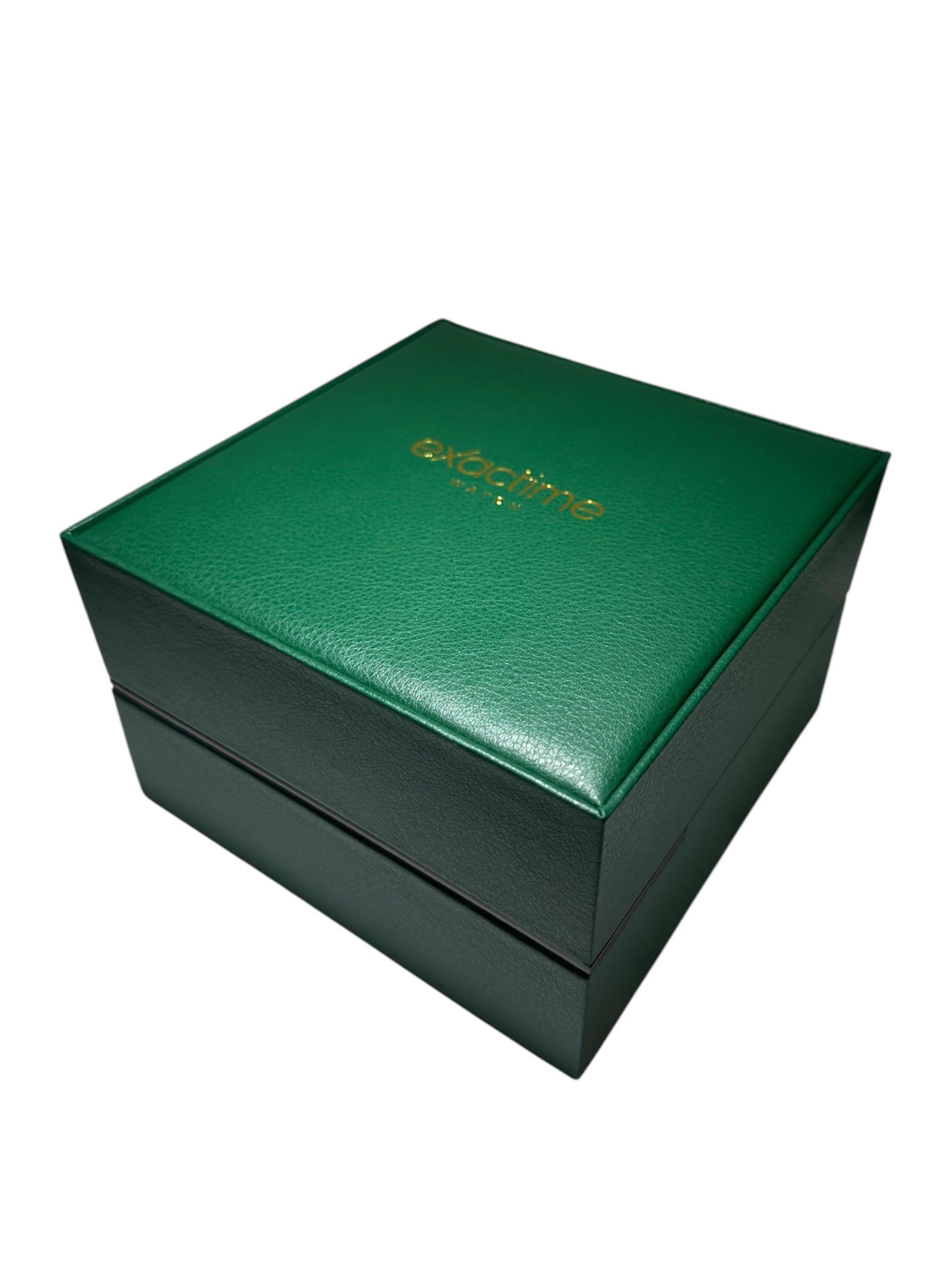 Caja para Reloj de Madera con Compartimentos y Doble Presentación
