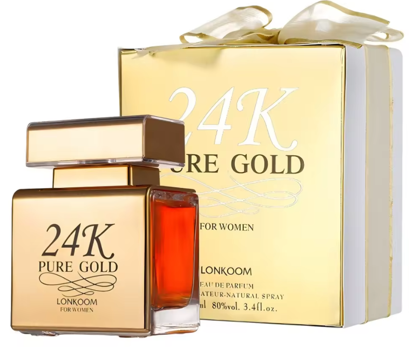 LONKOOM 24K pure gold perfume 100ml